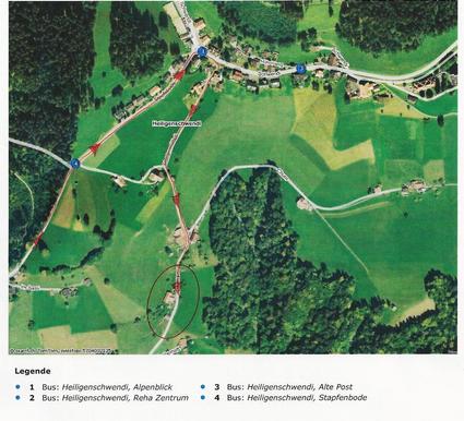 Anfahrtsplan Schwendi 265, Heiligenschwendi